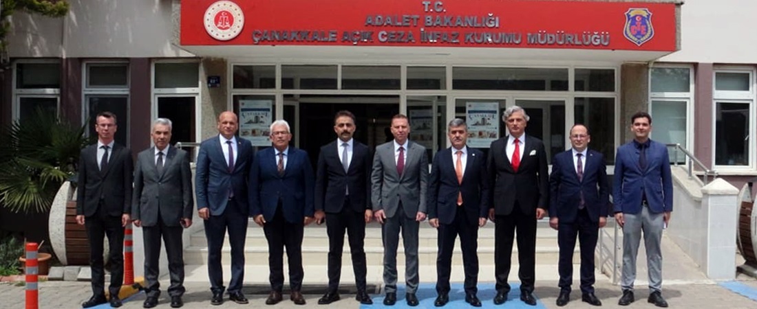 İşyurtları Kurumu Başkanı Hüsnü Gezginci Çanakkale Açık Ceza İnfaz Kurumu İşyurdu Müdürlüğünü Ziyaret Etti