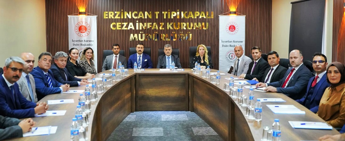 Başkan Gezginci Erzincan’da Ceza İnfaz Kurumları İşyurdu Müdürleri ile Değerlendirme Toplantısı Gerçekleştirdi