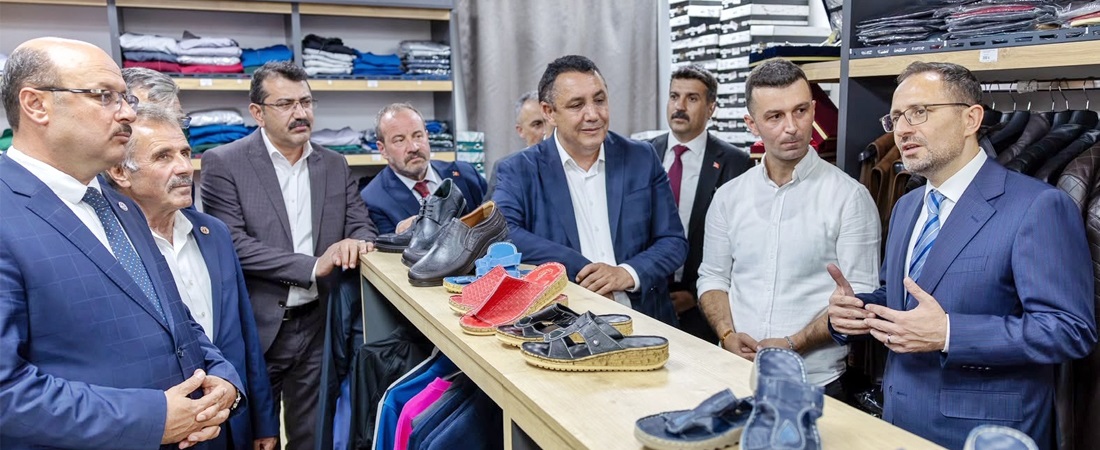 Adalet Bakan Yardımcısı Sedat Ayyıldız Gümüşhane İşyurtları Satış Mağazasını Ziyaret Etti