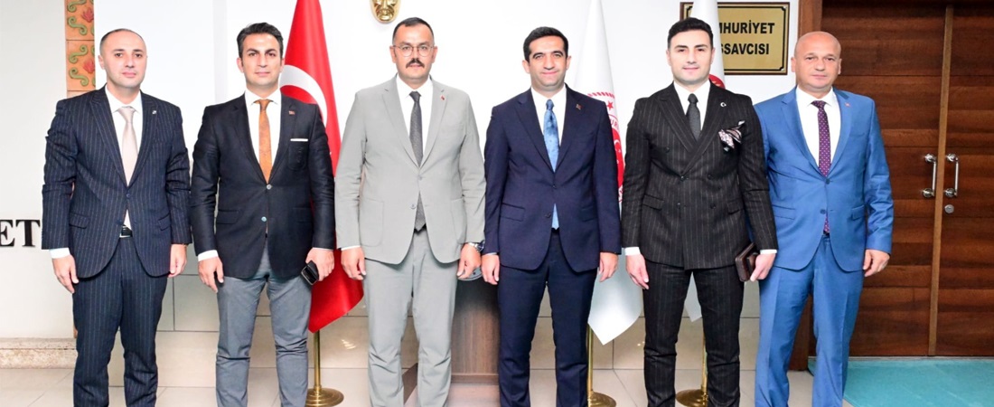 Başkan Özkan Nazlı Antalya Cumhuriyet Başsavcısı Fatih Kocaman’ı Ziyaret Etti
