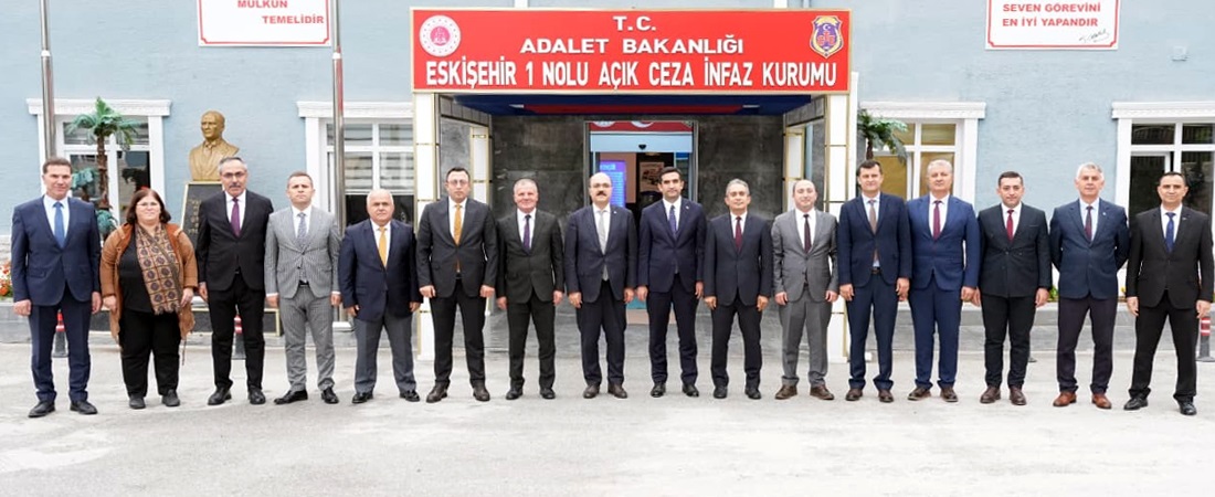 Başkan Özkan Nazlı Eskişehir 1 No’lu Açık Ceza İnfaz Kurumu İşyurdu Müdürlüğünde İncelemelerde Bulundu